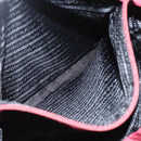 PRADA Sports Tote Bag Nylon Red Silver Auth ti3508-23