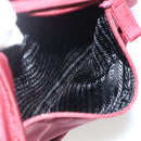 PRADA Sports Tote Bag Nylon Red Silver Auth ti3508-25