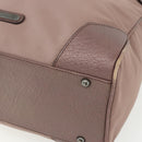BURBERRY Shoulder Bag Nylon Pink Silver Auth ti3509-10
