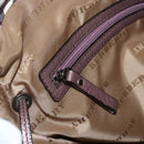 BURBERRY Shoulder Bag Nylon Pink Silver Auth ti3509-16