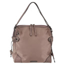 BURBERRY Shoulder Bag Nylon Pink Silver Auth ti3509-2