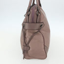 BURBERRY Shoulder Bag Nylon Pink Silver Auth ti3509-5