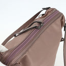 BURBERRY Shoulder Bag Nylon Pink Silver Auth ti3509-6