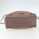 BURBERRY Shoulder Bag Nylon Pink Silver Auth ti3509-9