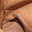 CELINE Macadam Canvas Shoulder Bag PVC Leather Brown Gold Auth ti3510-23