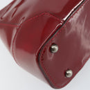 BURBERRY Shoulder Bag Patent leather Red Auth ti3511-16
