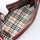 BURBERRY Shoulder Bag Patent leather Red Auth ti3511-12