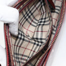 BURBERRY Shoulder Bag Patent leather Red Auth ti3511-20