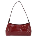 BURBERRY Shoulder Bag Patent leather Red Auth ti3511-2