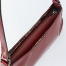 BURBERRY Shoulder Bag Patent leather Red Auth ti3511-6