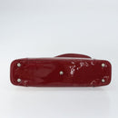 BURBERRY Shoulder Bag Patent leather Red Auth ti3511-5