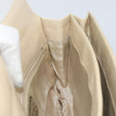 PRADA Chain Shoulder Bag Leather plastic Beige Auth ti3513-18