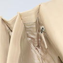 PRADA Chain Shoulder Bag Leather plastic Beige Auth ti3513-19