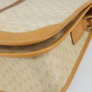 GUCCI Micro GG Supreme Web Sherry Line Bag PVC Beige 001 066 0551 Auth ti3514-9