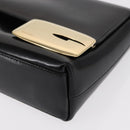 GUCCI Shoulder Bag Patent leather Black Gold 007 3444 0282 Auth ti3515-15