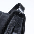 GUCCI Shoulder Bag Patent leather Black Gold 007 3444 0282 Auth ti3515-19