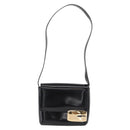 GUCCI Shoulder Bag Patent leather Black Gold 007 3444 0282 Auth ti3515-13