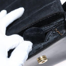 GUCCI Shoulder Bag Patent leather Black Gold 007 3444 0282 Auth ti3515-12