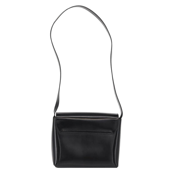 GUCCI Shoulder Bag Patent leather Black Gold 007 3444 0282 Auth ti3515