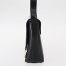 GUCCI Shoulder Bag Patent leather Black Gold 007 3444 0282 Auth ti3515-3