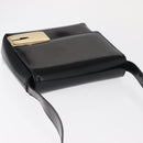 GUCCI Shoulder Bag Patent leather Black Gold 007 3444 0282 Auth ti3515-6