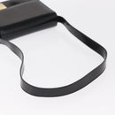 GUCCI Shoulder Bag Patent leather Black Gold 007 3444 0282 Auth ti3515-7