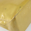 LOUIS VUITTON Monogram Vernis Reade MM Hand Bag Beige M91141 LV Auth ti3516-16