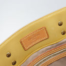 LOUIS VUITTON Monogram Vernis Reade MM Hand Bag Beige M91141 LV Auth ti3516-18