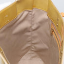 LOUIS VUITTON Monogram Vernis Reade MM Hand Bag Beige M91141 LV Auth ti3516-20