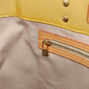 LOUIS VUITTON Monogram Vernis Reade MM Hand Bag Beige M91141 LV Auth ti3516-21