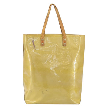 LOUIS VUITTON Monogram Vernis Reade MM Hand Bag Beige M91141 LV Auth ti3516 - 0
