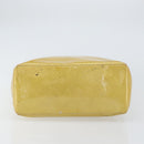 LOUIS VUITTON Monogram Vernis Reade MM Hand Bag Beige M91141 LV Auth ti3516-5