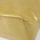 LOUIS VUITTON Monogram Vernis Reade MM Hand Bag Beige M91141 LV Auth ti3516-8