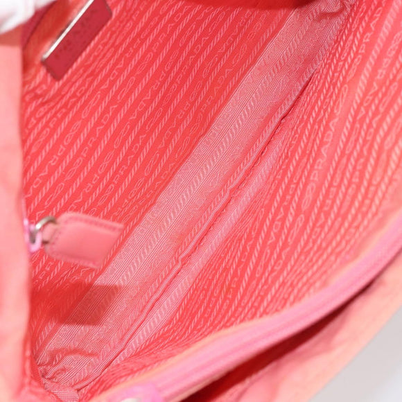 PRADA Shoulder Bag Nylon Pink Auth ti3519