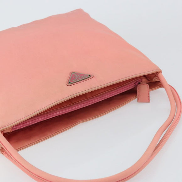 PRADA Shoulder Bag Nylon Pink Auth ti3519