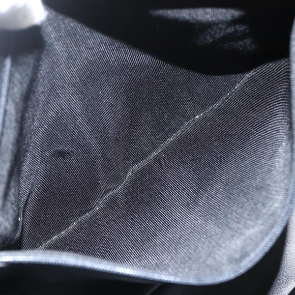 BALLY Quilted Hand Bag Leather White Gold Auth ti3520