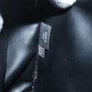 BALLY Quilted Hand Bag Leather White Gold Auth ti3520-21