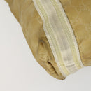 GUCCI GG Canvas Hand Bag Nylon Beige 189669 Auth ti3521-14