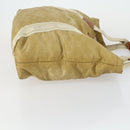 GUCCI GG Canvas Hand Bag Nylon Beige 189669 Auth ti3521-3