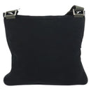 PRADA Sports Shoulder Bag Nylon Black Silver Auth ti3522-2