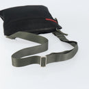 PRADA Sports Shoulder Bag Nylon Black Silver Auth ti3522-7