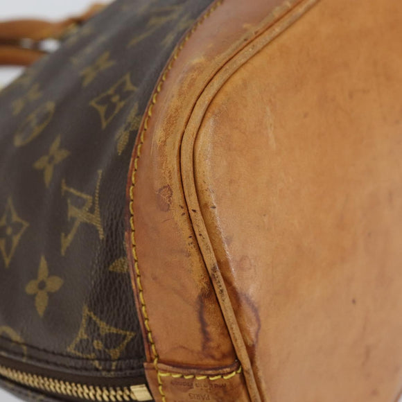 LOUIS VUITTON Monogram Alma Hand Bag M51130 LV Auth ti3527