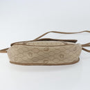 Christian Dior Honeycomb Canvas Shoulder Bag PVC Beige Gold Auth ti3528-9