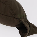 PRADA Waist bag Nylon Khaki Silver Auth ti3529-14