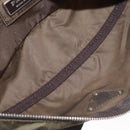 PRADA Waist bag Nylon Khaki Silver Auth ti3529-11