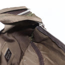 PRADA Waist bag Nylon Khaki Silver Auth ti3529-19