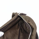 PRADA Waist bag Nylon Khaki Silver Auth ti3529-22