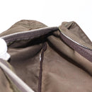 PRADA Waist bag Nylon Khaki Silver Auth ti3529-23