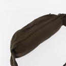 PRADA Waist bag Nylon Khaki Silver Auth ti3529-6