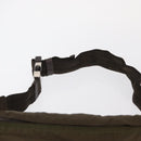 PRADA Waist bag Nylon Khaki Silver Auth ti3529-8